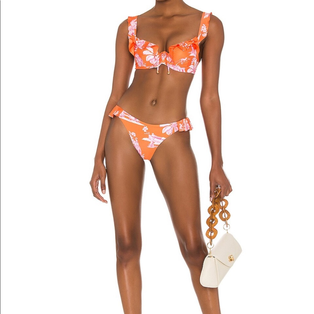 x REVOLVE Rachel Bikini in Orange La Plage